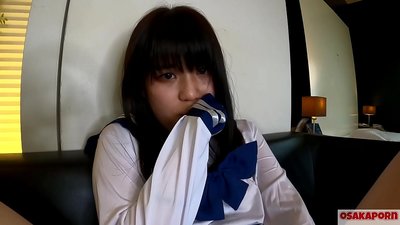 18 tausaga le matua o le teine Iapani ma ana tama'i susu squirts ma orgasms i tamatamailima fucking ma feusuaiga meataalo. Teine Asia i le aoga cosplay toniga e tuʻuina atu blowjobs i vitio amateur. Mao 7 OSAKAPORN.